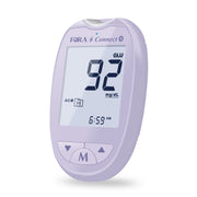 FORA 6 Connect | All-in-One Health Meter for the Family | Blood Glucose, Ketone, Cholesterol, Uric Acid, Hemoglobin, Hematocrit Tests | Bluetooth E-Diary | Family Care | Lavender Purple